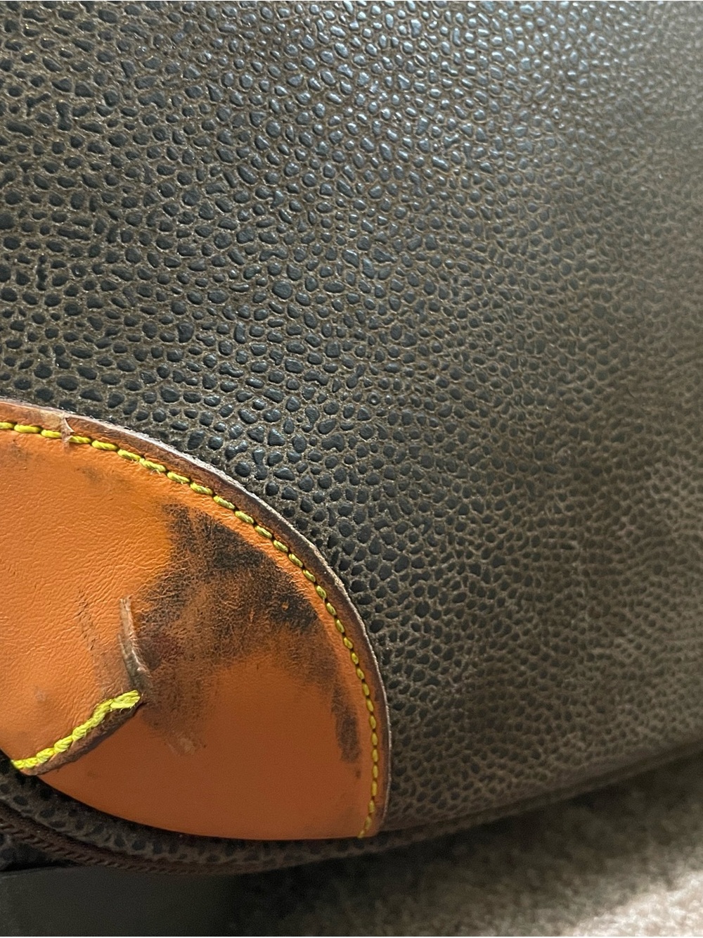 Bric's Dark Brown and Orange Carry-On Suitcase - Picture 4 of 16